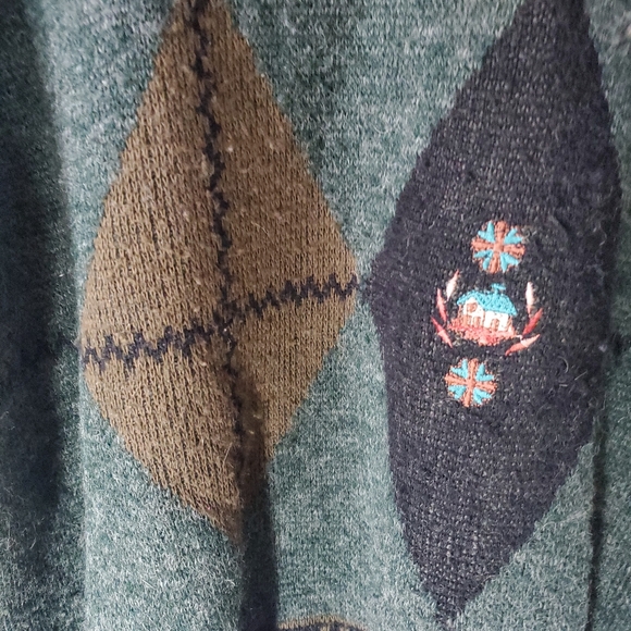 Vintage A. Gold & Sons Knit 50% Wool Sweater Men Size M - Picture 2 of 6